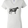 Women's Short Sleeve V-Neck T-Shirt Thumbnail