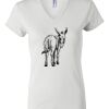 Women's Short Sleeve V-Neck T-Shirt Thumbnail