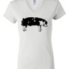 Women's Short Sleeve V-Neck T-Shirt Thumbnail