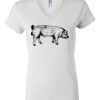 Women's Short Sleeve V-Neck T-Shirt Thumbnail