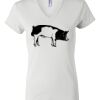 Women's Short Sleeve V-Neck T-Shirt Thumbnail