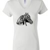 Women's Short Sleeve V-Neck T-Shirt Thumbnail