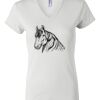 Women's Short Sleeve V-Neck T-Shirt Thumbnail