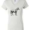 Women's Short Sleeve V-Neck T-Shirt Thumbnail