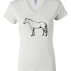 Women's Short Sleeve V-Neck T-Shirt Thumbnail