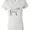 Women's Short Sleeve V-Neck T-Shirt Thumbnail