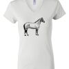 Women's Short Sleeve V-Neck T-Shirt Thumbnail