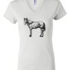 Women's Short Sleeve V-Neck T-Shirt Thumbnail