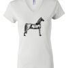 Women's Short Sleeve V-Neck T-Shirt Thumbnail