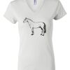 Women's Short Sleeve V-Neck T-Shirt Thumbnail