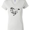 Women's Short Sleeve V-Neck T-Shirt Thumbnail