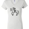 Women's Short Sleeve V-Neck T-Shirt Thumbnail