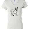 Women's Short Sleeve V-Neck T-Shirt Thumbnail