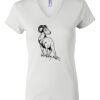 Women's Short Sleeve V-Neck T-Shirt Thumbnail