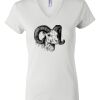 Women's Short Sleeve V-Neck T-Shirt Thumbnail