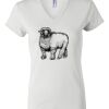 Women's Short Sleeve V-Neck T-Shirt Thumbnail