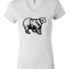 Women's Short Sleeve V-Neck T-Shirt Thumbnail