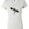 Women's Short Sleeve V-Neck T-Shirt Thumbnail