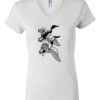 Women's Short Sleeve V-Neck T-Shirt Thumbnail