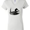 Women's Short Sleeve V-Neck T-Shirt Thumbnail