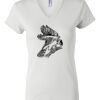 Women's Short Sleeve V-Neck T-Shirt Thumbnail