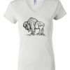 Women's Short Sleeve V-Neck T-Shirt Thumbnail