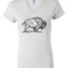 Women's Short Sleeve V-Neck T-Shirt Thumbnail