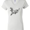 Women's Short Sleeve V-Neck T-Shirt Thumbnail