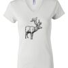 Women's Short Sleeve V-Neck T-Shirt Thumbnail