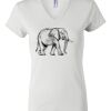 Women's Short Sleeve V-Neck T-Shirt Thumbnail