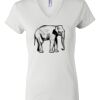 Women's Short Sleeve V-Neck T-Shirt Thumbnail