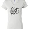 Women's Short Sleeve V-Neck T-Shirt Thumbnail