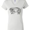 Women's Short Sleeve V-Neck T-Shirt Thumbnail