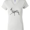 Women's Short Sleeve V-Neck T-Shirt Thumbnail