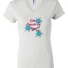 Women's Short Sleeve V-Neck T-Shirt Thumbnail