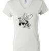 Women's Short Sleeve V-Neck T-Shirt Thumbnail