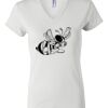 Women's Short Sleeve V-Neck T-Shirt Thumbnail