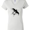 Women's Short Sleeve V-Neck T-Shirt Thumbnail