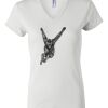 Women's Short Sleeve V-Neck T-Shirt Thumbnail