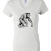 Women's Short Sleeve V-Neck T-Shirt Thumbnail