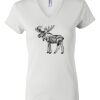 Women's Short Sleeve V-Neck T-Shirt Thumbnail