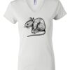 Women's Short Sleeve V-Neck T-Shirt Thumbnail