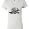 Women's Short Sleeve V-Neck T-Shirt Thumbnail