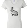 Women's Short Sleeve V-Neck T-Shirt Thumbnail