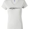 Women's Short Sleeve V-Neck T-Shirt Thumbnail