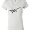 Women's Short Sleeve V-Neck T-Shirt Thumbnail