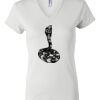 Women's Short Sleeve V-Neck T-Shirt Thumbnail