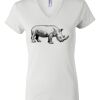 Women's Short Sleeve V-Neck T-Shirt Thumbnail