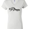 Women's Short Sleeve V-Neck T-Shirt Thumbnail