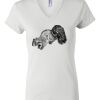 Women's Short Sleeve V-Neck T-Shirt Thumbnail